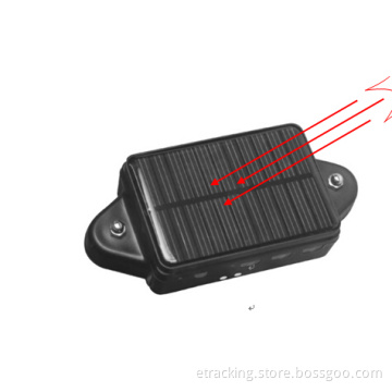 CCTR-808S Portable GPS Tracker with Solar Panel, Waterproof Design, and Extra Strong Magnetic Pin, Real Time